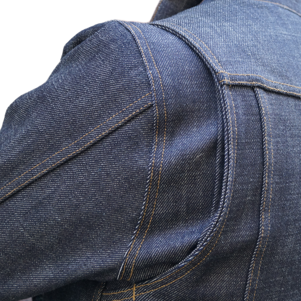 Freenote Denim Shearling Winter Jacket