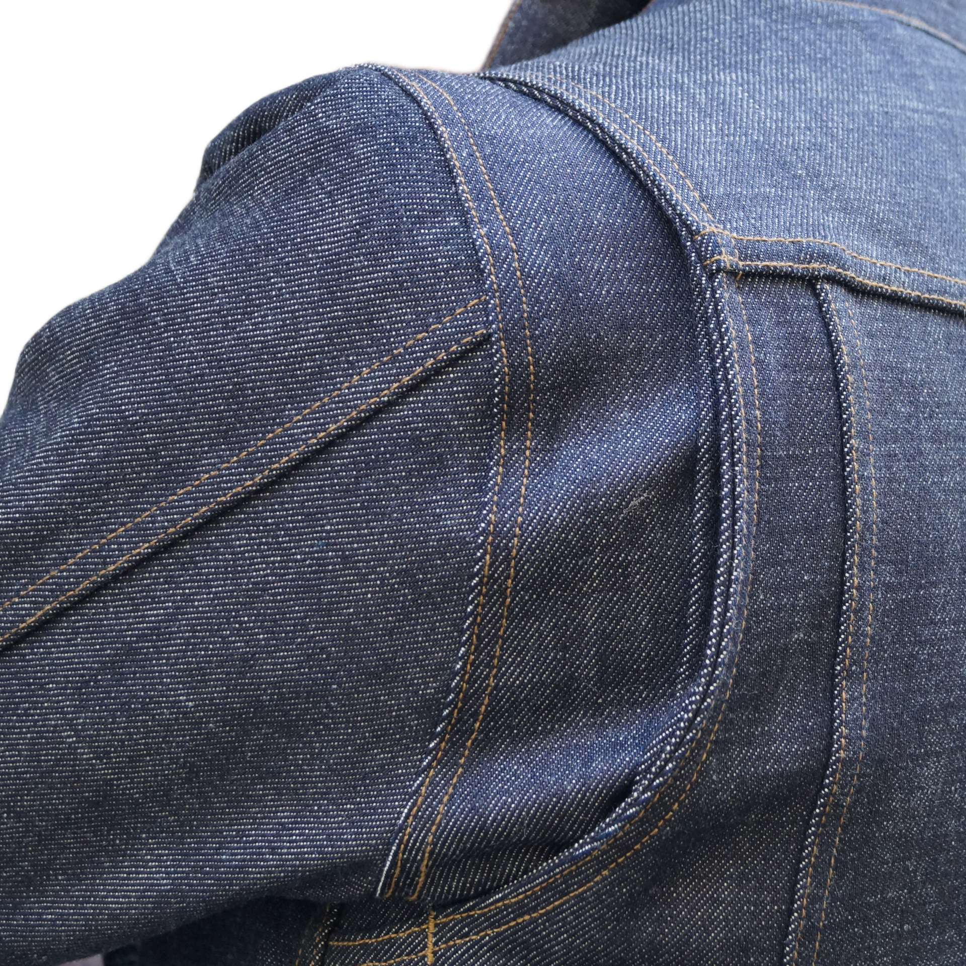 Freenote Denim Shearling Winter Jacket