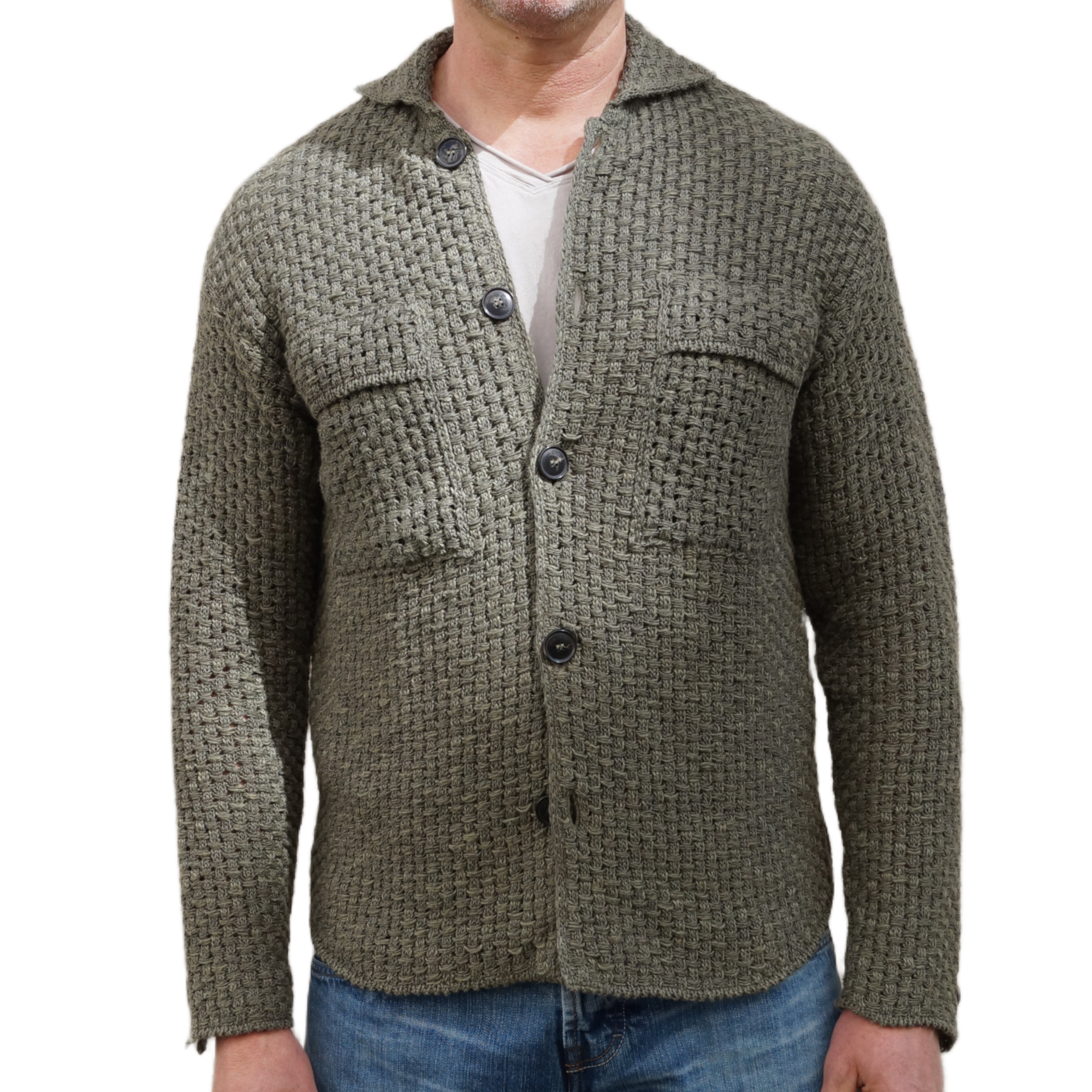 PHIL PETTER STRICKJACKE GRUEN